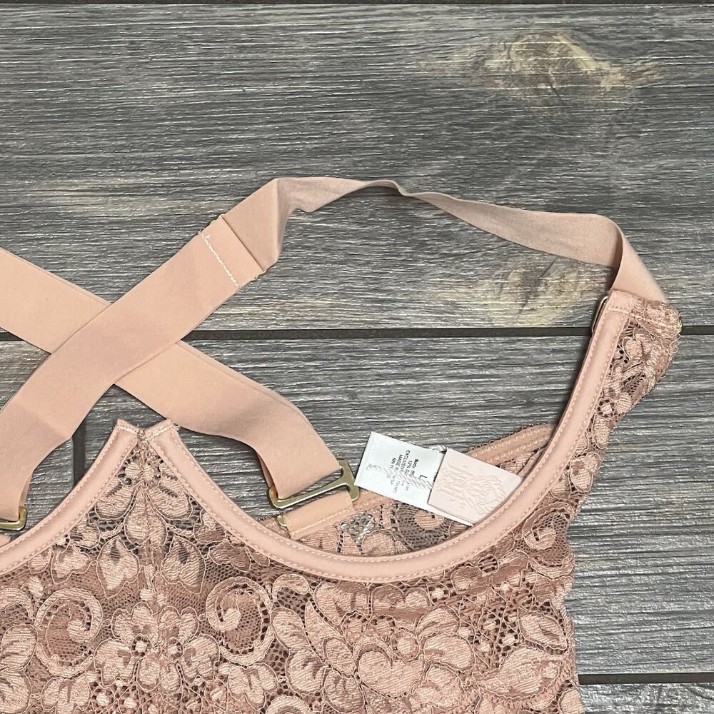 NWT We Are HAH Free People Bustier Corset Top Size Small Busta Move Copper Rose - Picture 4 of 11